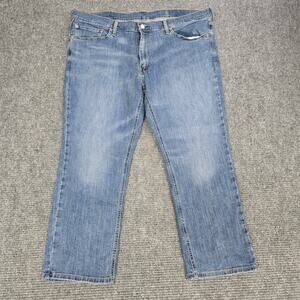 Levi's 541 Athletic Taper Jeans Mens Tag 44x29 Light Wash Stretch
